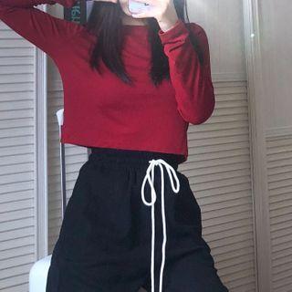Plain T-shirt / Drawstring Pants