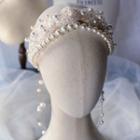 Faux Pearl Headpiece Headpiece - Champagne - One Size