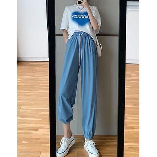 High Waist Loose Fit Jogger Pants (various Designs)