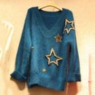 Star Embellished Sweater