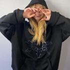 Snowflake Printed Hoodie