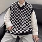 Checker Sweater Vest