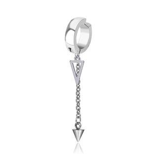 Stainless Steel Triangle Drop Earring