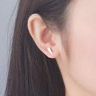 925 Sterling Silver Branches Earring Silver - One Size
