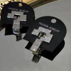 Question Mark Alloy / Rhinestone Earring