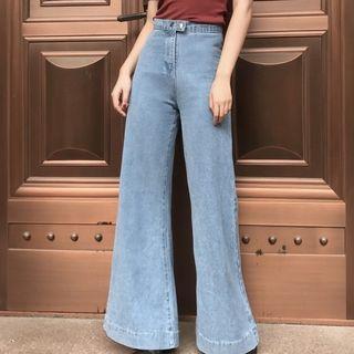 Boot Cut Wide-leg Jeans