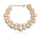 Double-layer Faux-pearl Necklace