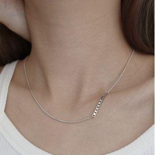 925 Sterling Silver Necklace Xl0830 - As Shown In Figure - One Size