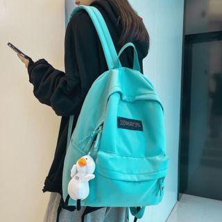 Lettering Lightweight Backpack / Duck Plush / Set
