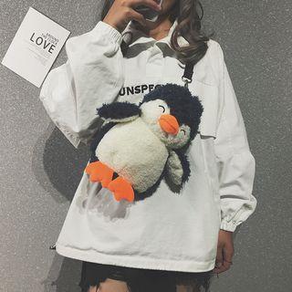 Cartoon Sling Bag Penguin - Blue - One Size