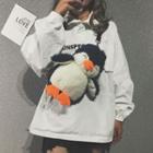 Cartoon Sling Bag Penguin - Blue - One Size