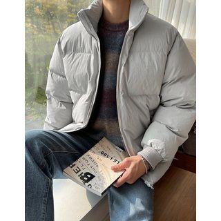 High-neck Reversible Puffer Jacket