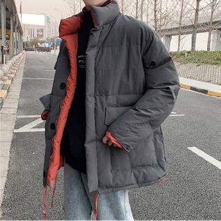 Two Way Color-block Padded Jacket