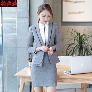 Single-button Blazer/pants/pencil Skirt/blouse