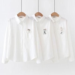 Plush Embellished Shirt