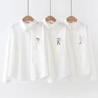 Plush Embellished Shirt