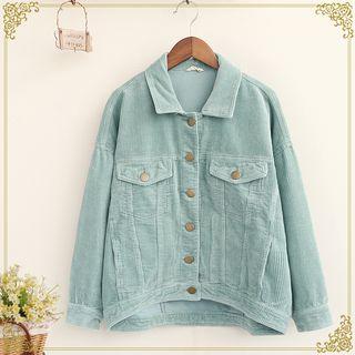 Pocketed Corduroy Jacket