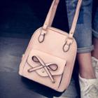 Bow-accent Bucket Bag