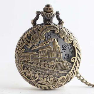 Embossed Pocket Watch