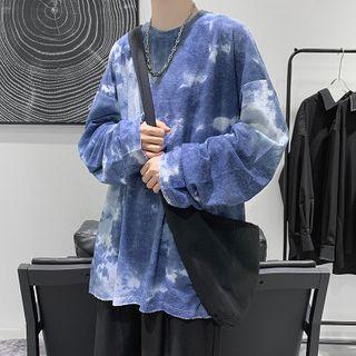 Tie-dye Oversize Pullover