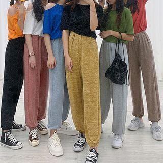 Family Matching Plain Sweatpants