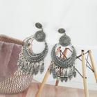 Retro Alloy Fringed Earring 1 Pair - Silver - One Size