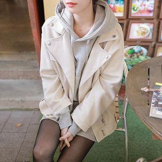 Bishop-sleeve Rider Jacket