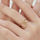 Metal Open Ring Gold - One Size