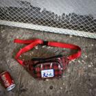 Glossy Plaid Waist Bag