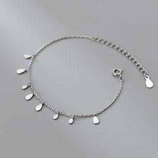 Rhinestone Sterling Silver Bracelet 1 Pc - S925 Silver - Silver - One Size