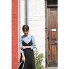 Cut-out Peter Pan Collar Top