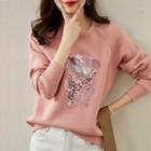 Sequin Bear Sweatshirt