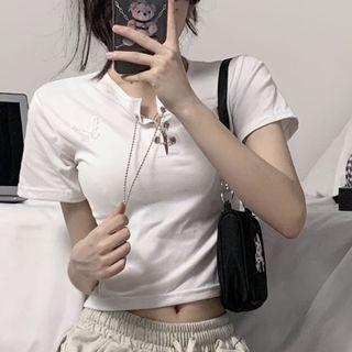 Short-sleeve Chain-up T-shirt
