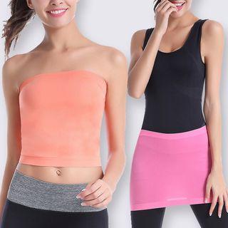 Plain Quick Dry Compression Tube Top