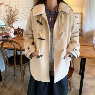 Single Breast Toggle Button Coat
