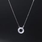 Hoop Necklace S925 Silver - Silver - One Size