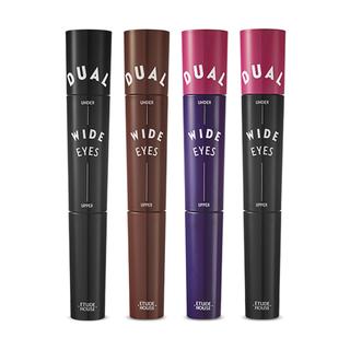 Etude House - Dual Wide Eyes Mascara (6 Colors) #4 Black X Brown