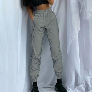 Reflective Harem Pants