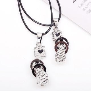 Couple Matching Dangle Necklace