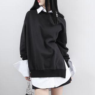 Slit-side Pullover