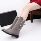Side-zip Mid-calf Boots