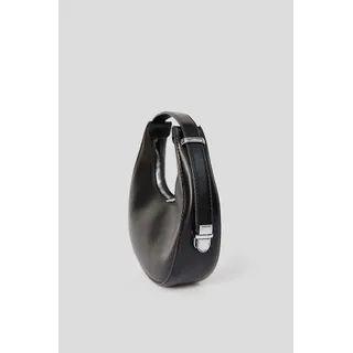 Push-lock Mini Hand Bag With Chain Strap