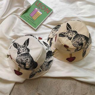 Rabbit Print Bucket Hat