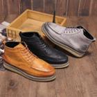 Lace-up High-top Casual Shoes