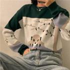 Groundhog Print Sweater As Shown In Figure - One Size