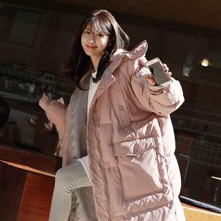 Hooded Duck Down Padded Coat