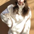 Stand-collar Sweatshirt