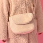 Furry Crossbody Bag As Shown In Figure - One Size