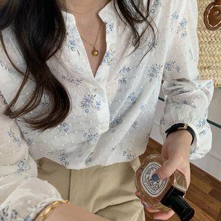 Floral Light Shirt White - One Size