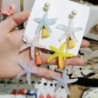 Starfish Dangle Earring 1 Pair - As Shown In Figure - One Size
